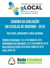Aberta inscrição para Semana da Avaliação em Escolas de Governo – 2019