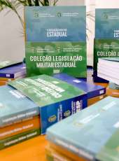 Oficial da PMCE lança coleção de livros sobre a Legislação Militar Estadual