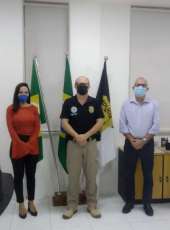 Delegado Geral recebe visita de representantes das vinculadas da Segurança Pública
