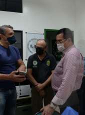 Diretor geral da Aesp visita Pefoce para tratar da retomada dos cursos de aperfeiçoamento para servidores
