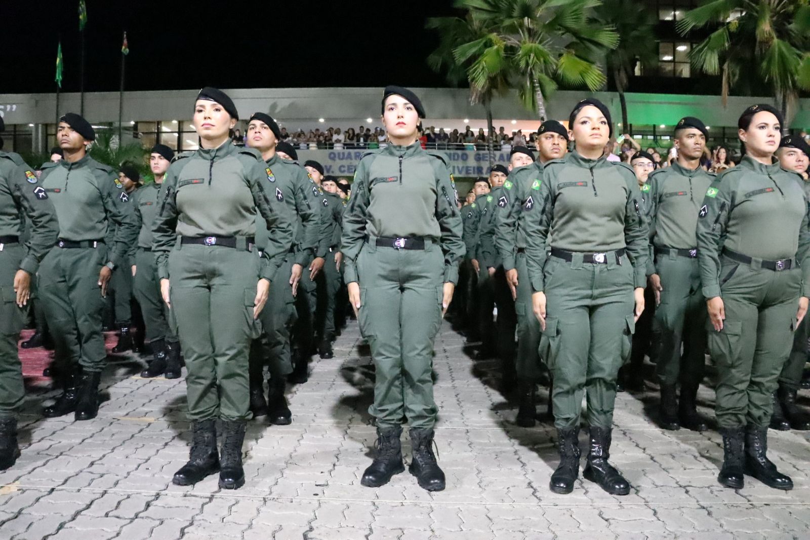 Forças de segurança do Ceará recebem reforço de 376 novos policiais militares