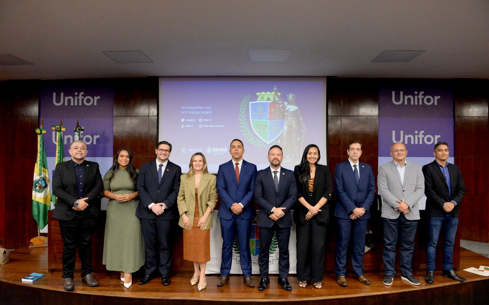 Aesp/CE e Unifor fortalecem diálogo entre segurança pública e sociedade em colóquio com estudantes de Direito