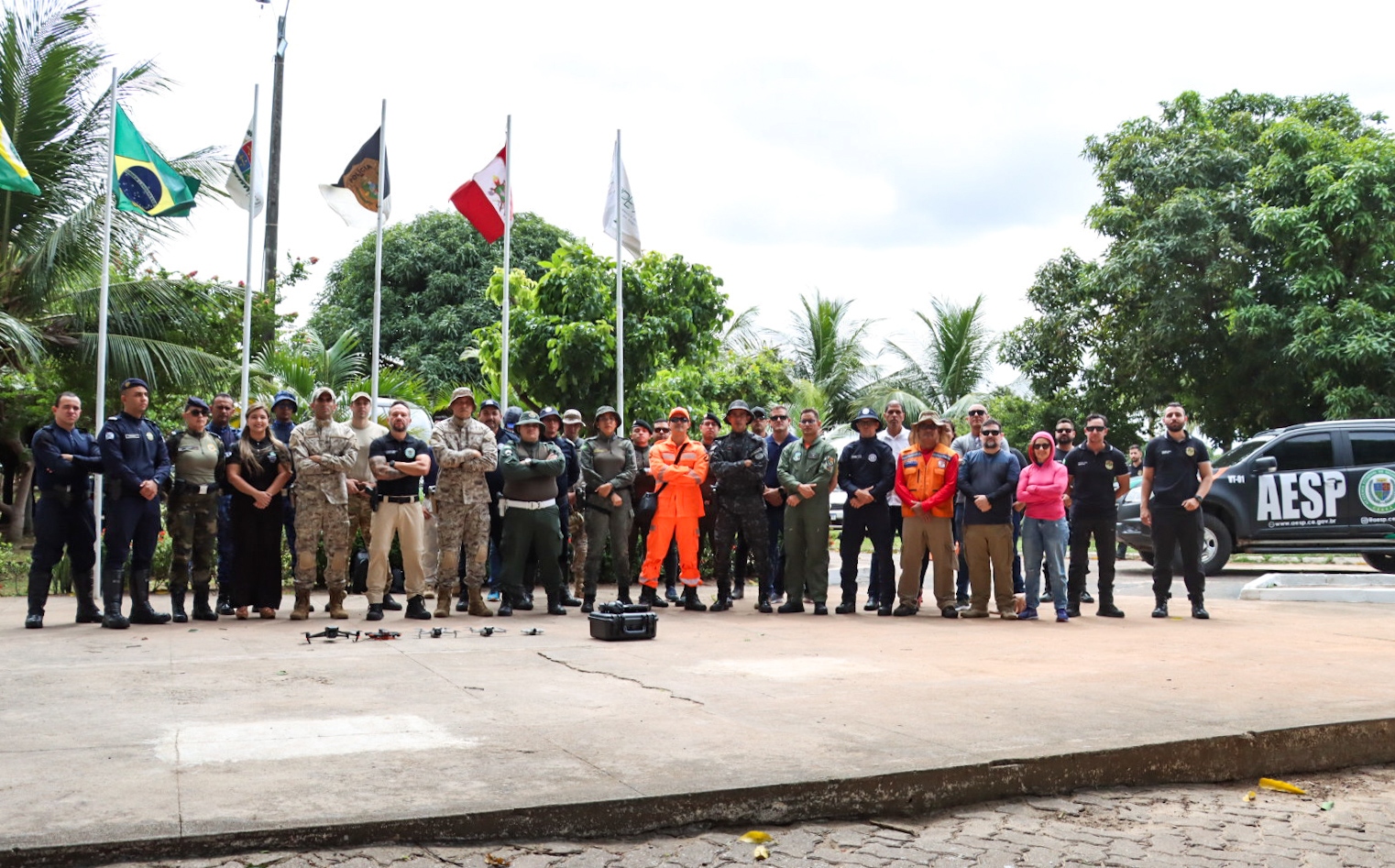 8º Curso Básico de Operador de Drone da Aesp/CE encerra com a formação de profissionais municipais, estaduais e federais