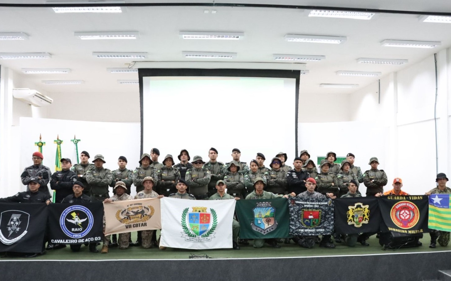Curso de Policiamento Ambiental da Aesp/CE finaliza com a capacitação de 37 profissionais de segurança