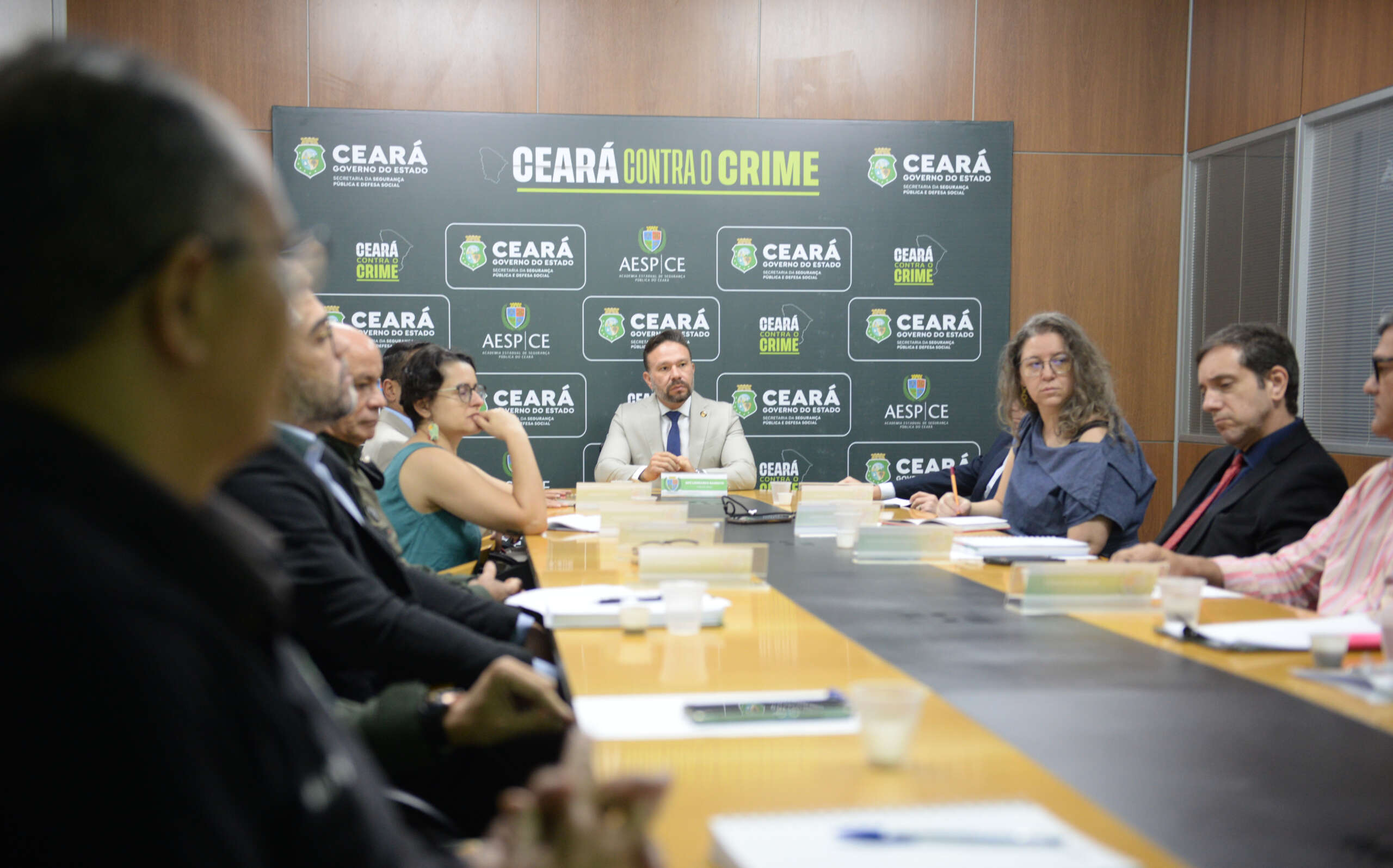 Ipea realiza visita à Aesp/CE para levantar dados que irão embasar a atualização da Matriz Curricular Nacional da Senasp/MJSP