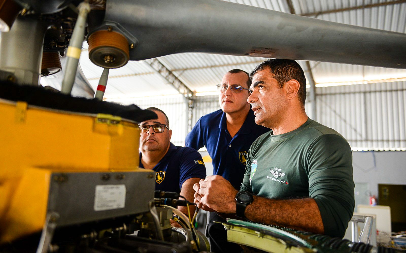 Aesp/CE capacita profissionais da Ciopaer em curso de familiarização da aeronave EC135 P2+