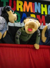 Aesp/CE recebe visita das crianças do Lar Amigos de Jesus