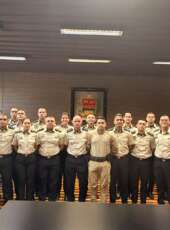Alunos do Curso de Aperfeiçoamento de Oficiais da PMCE participam de visita técnica à Polícia Militar de Santa Catarina