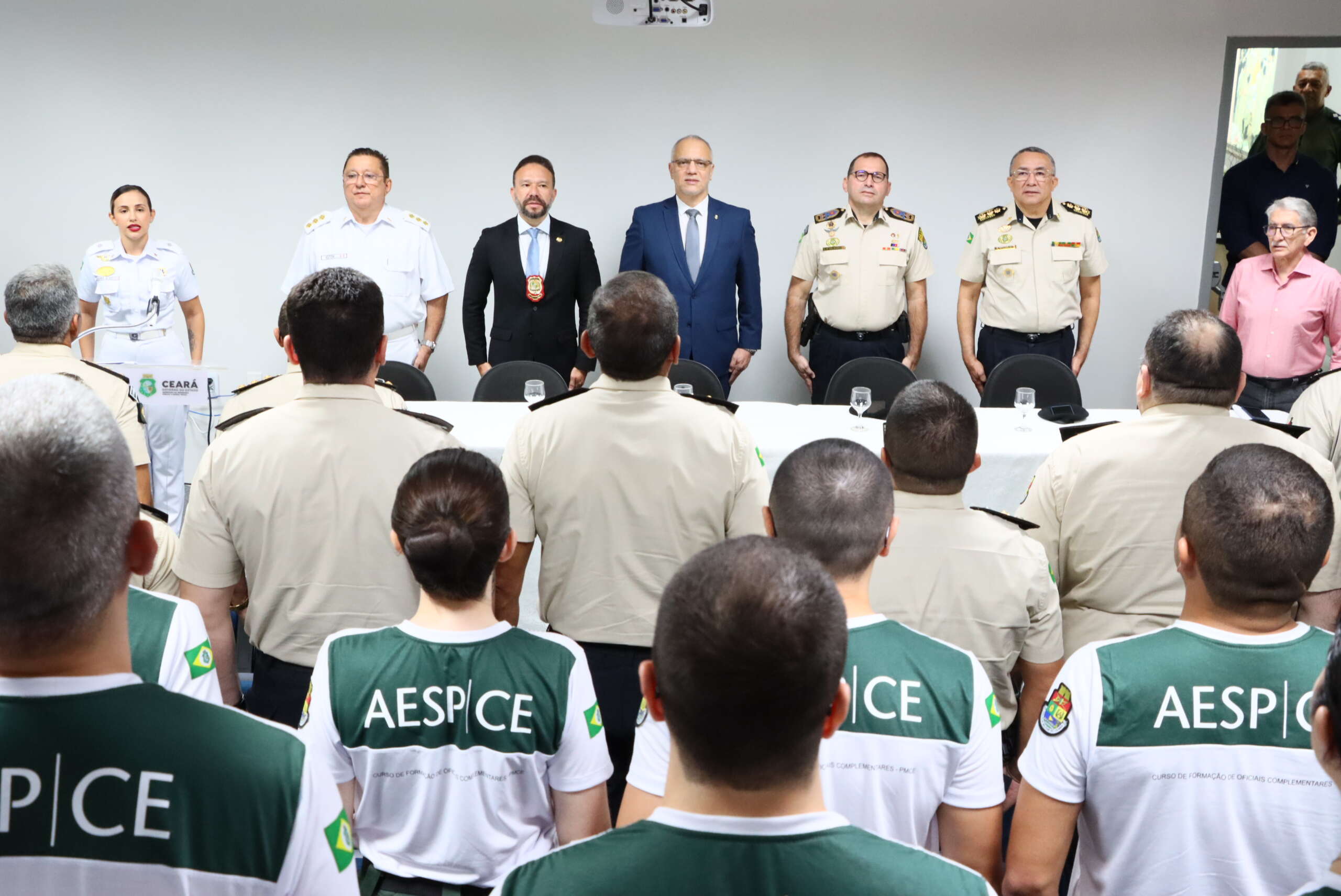 Aesp inicia formação de novos oficiais da saúde com aula inaugural do CFOC 2026