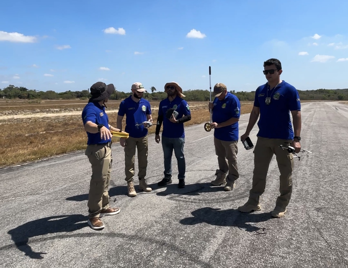 Aesp/CE capacita profissionais da Pefoce para utilizar drones na perícia de locais de crime e acidentes